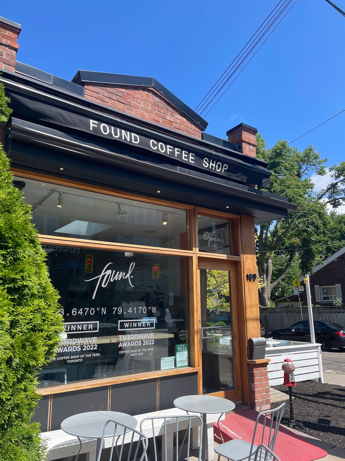 Found Coffee Bellwoods